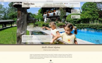 Stoll's Hotel Alpina - Wordpress Relaunch 2017 - Startseite – nordiek.net